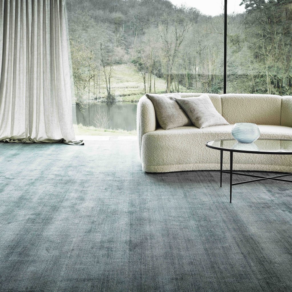 Rug crafted with biodegradable TENCEL™.