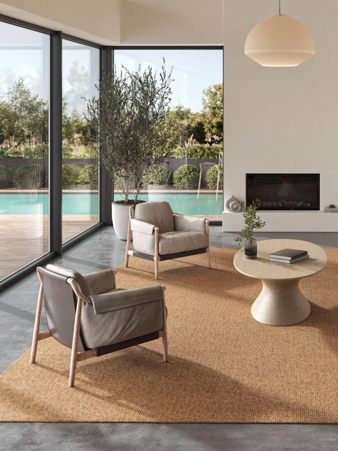 synsisal® rug in living in color bark