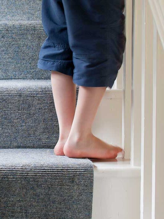 Low VOC wool rug.